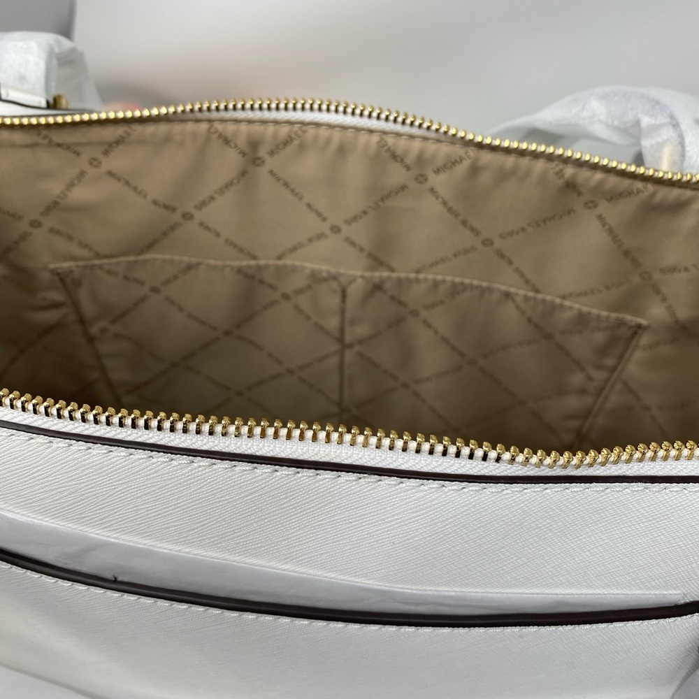 Michael Kors Ciara LG EW TZ Tote Optic White W - Picture 7 of 8